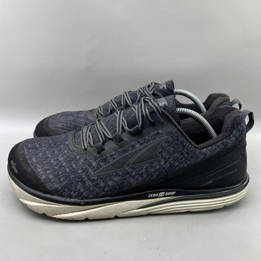 Altra Torin 3.5 Knit Running Shoes Men Size 12.5 Black Gray Comfort Low Sneakers - Picture 3 of 9